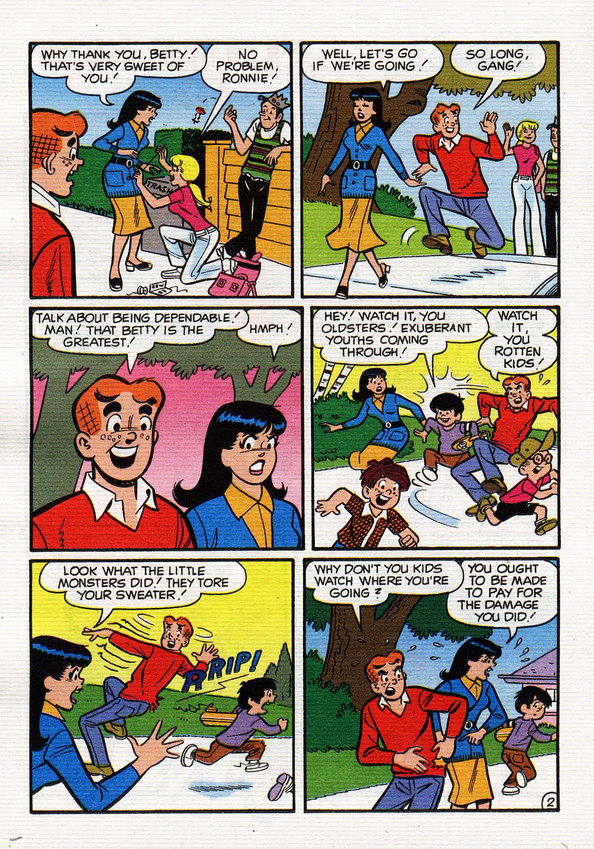 Read online Betty and Veronica Digest Magazine comic -  Issue #124 - 163
