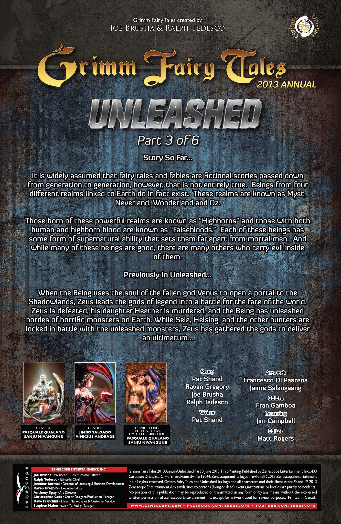 Read online Grimm Fairy Tales Unleashed (2013) comic -  Issue # TPB 1 (Part 2) - 8