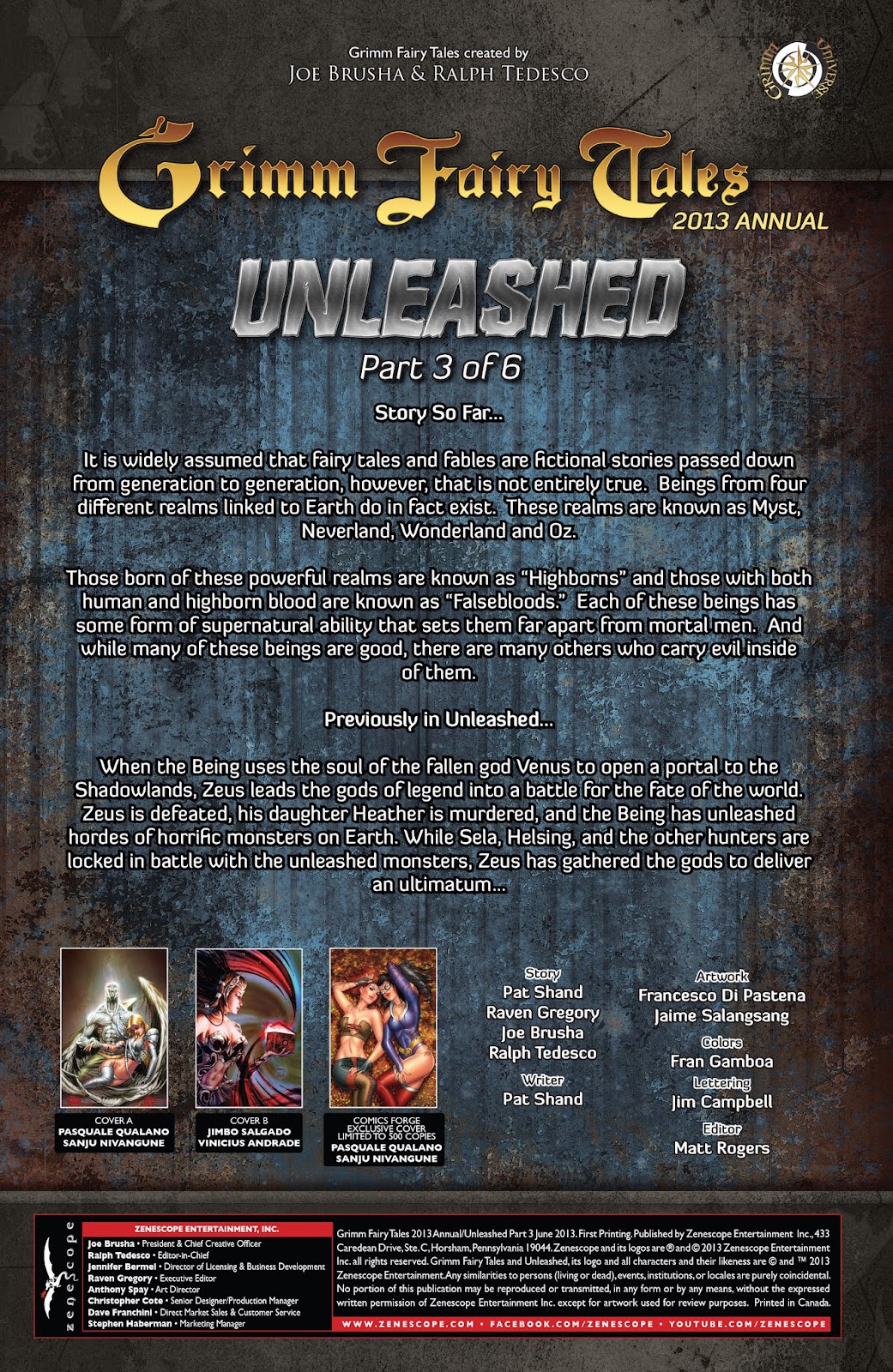 Grimm Fairy Tales Unleashed (2013) issue TPB 1 (Part 2) - Page 8