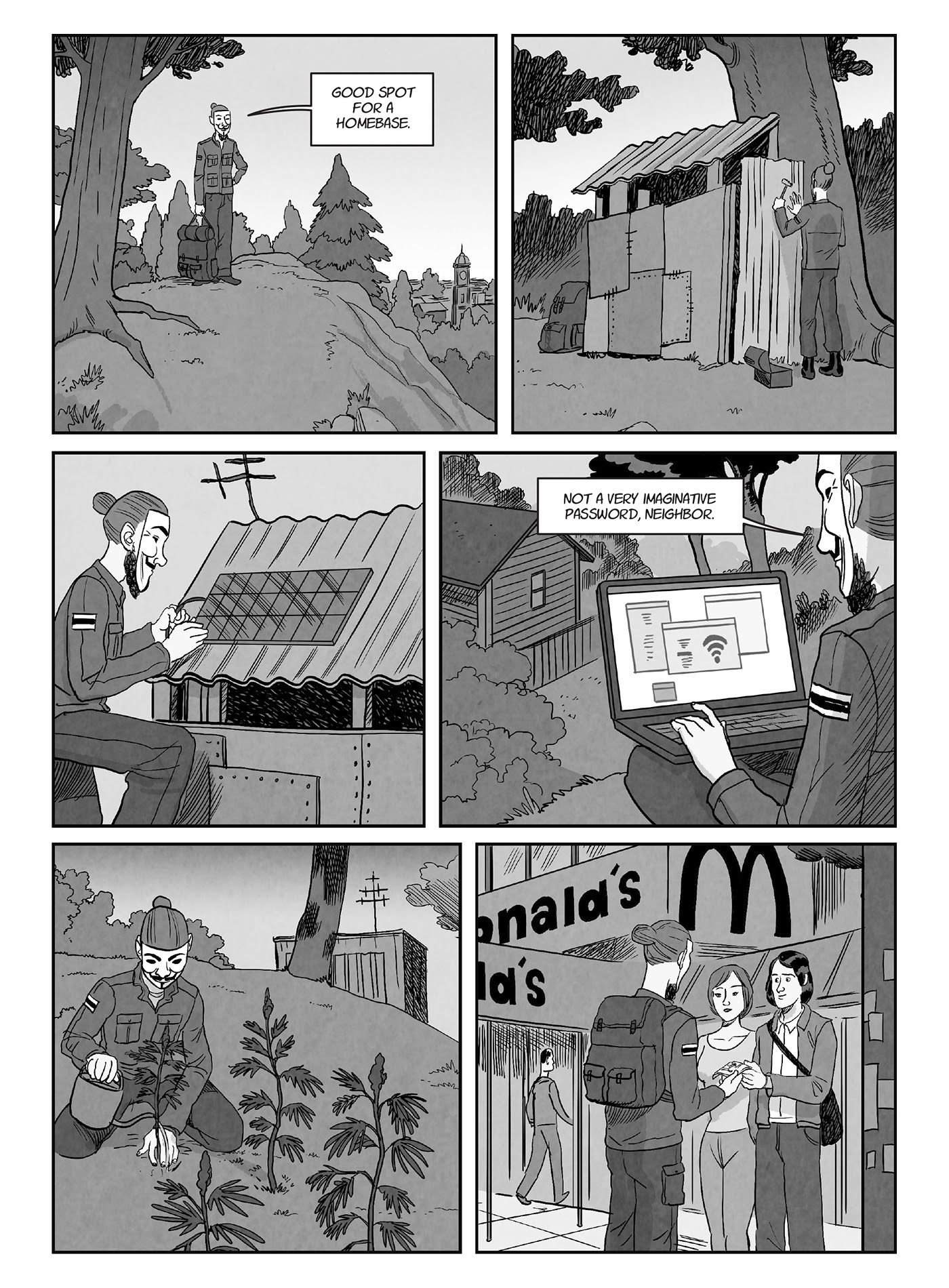 Read online A for Anonymous: How a Mysterious Hacker Collective Transformed the World comic -  Issue # TPB - 61