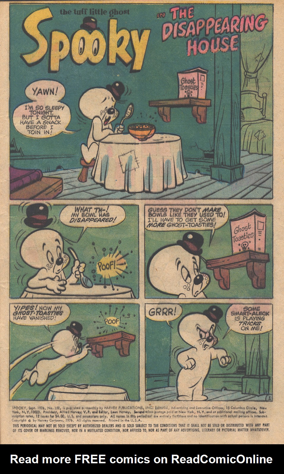 Read online Spooky comic -  Issue #152 - 5