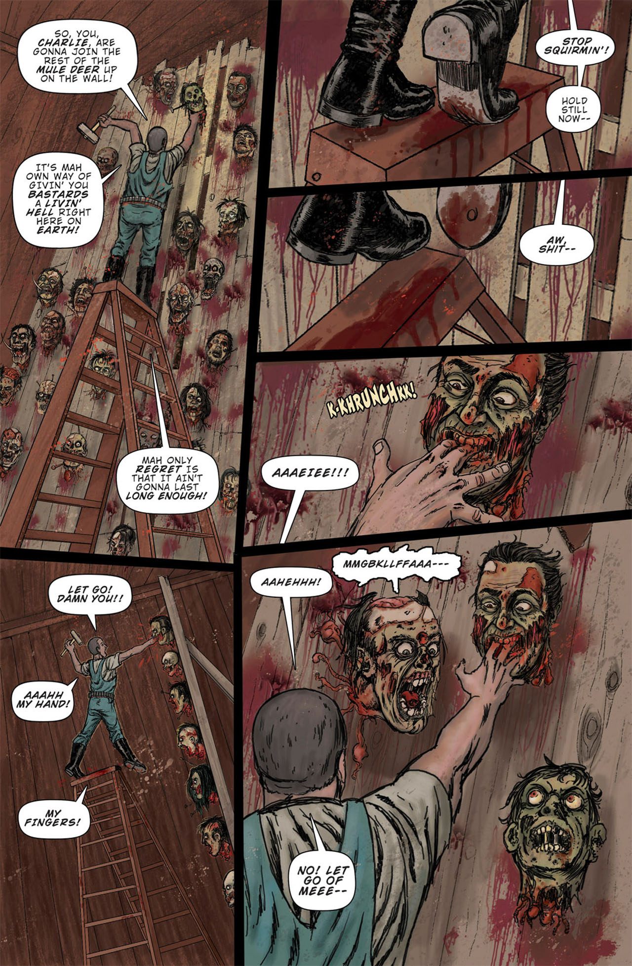 Read online Zombie Terrors comic -  Issue #1 - 14