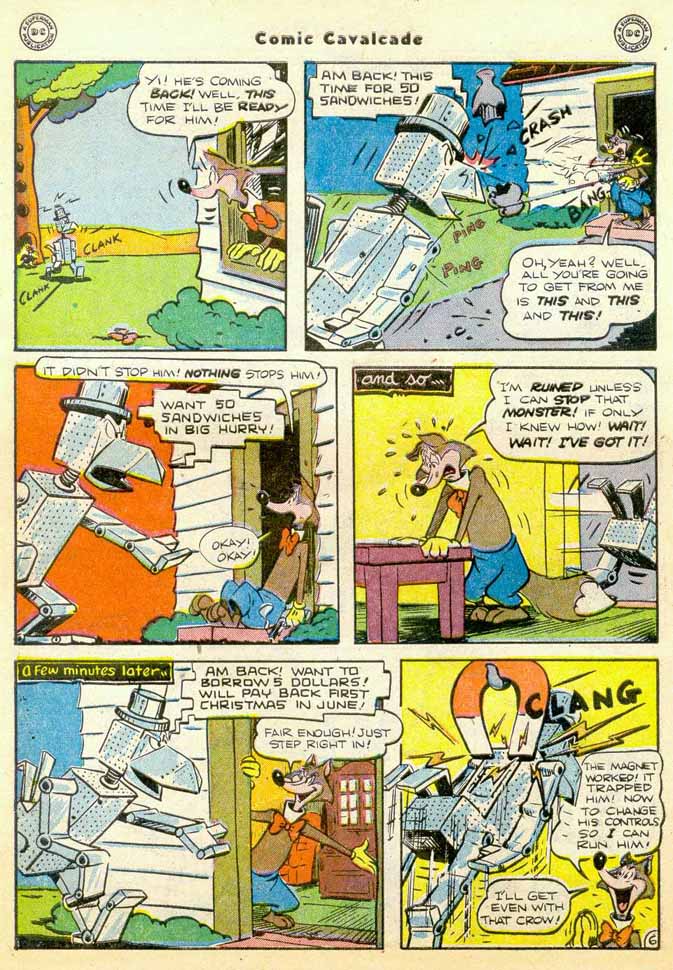 Read online Comic Cavalcade comic -  Issue #35 - 8