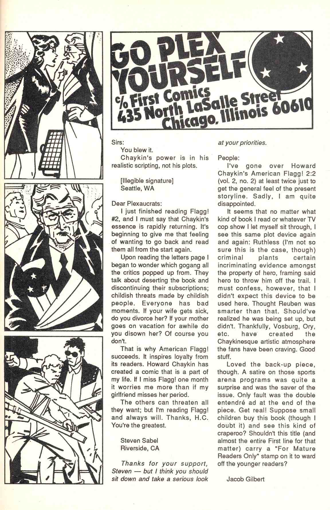 Read online Howard Chaykin's American Flagg comic -  Issue #5 - 32