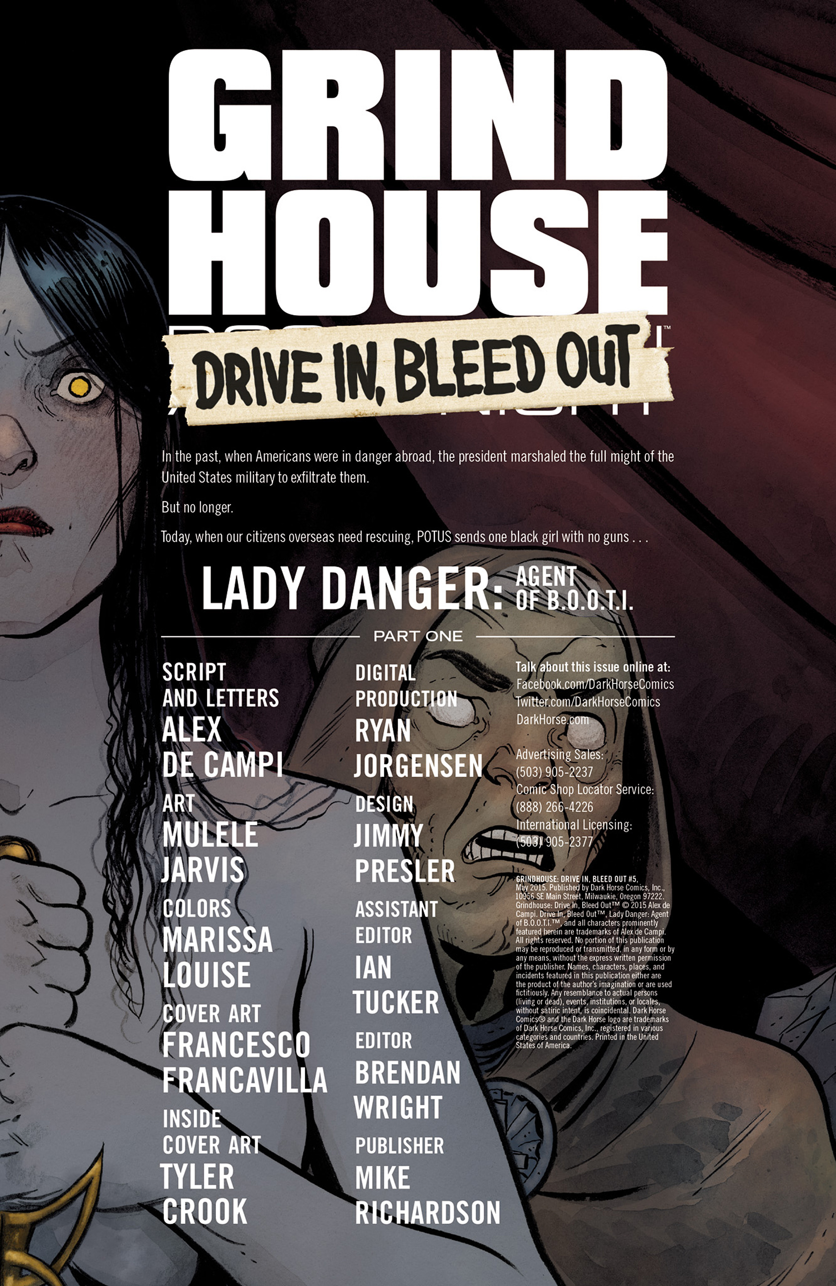 Read online Grindhouse: Drive In, Bleed Out comic -  Issue #5 - 2