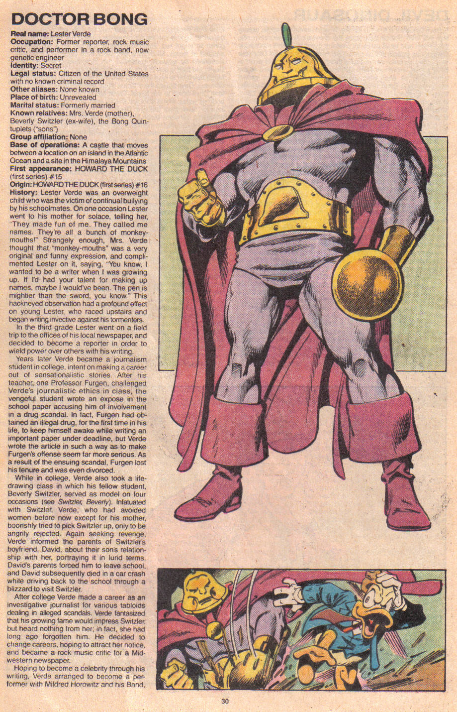 Read online The Official Handbook of the Marvel Universe: Update '89 comic -  Issue #2 - 32