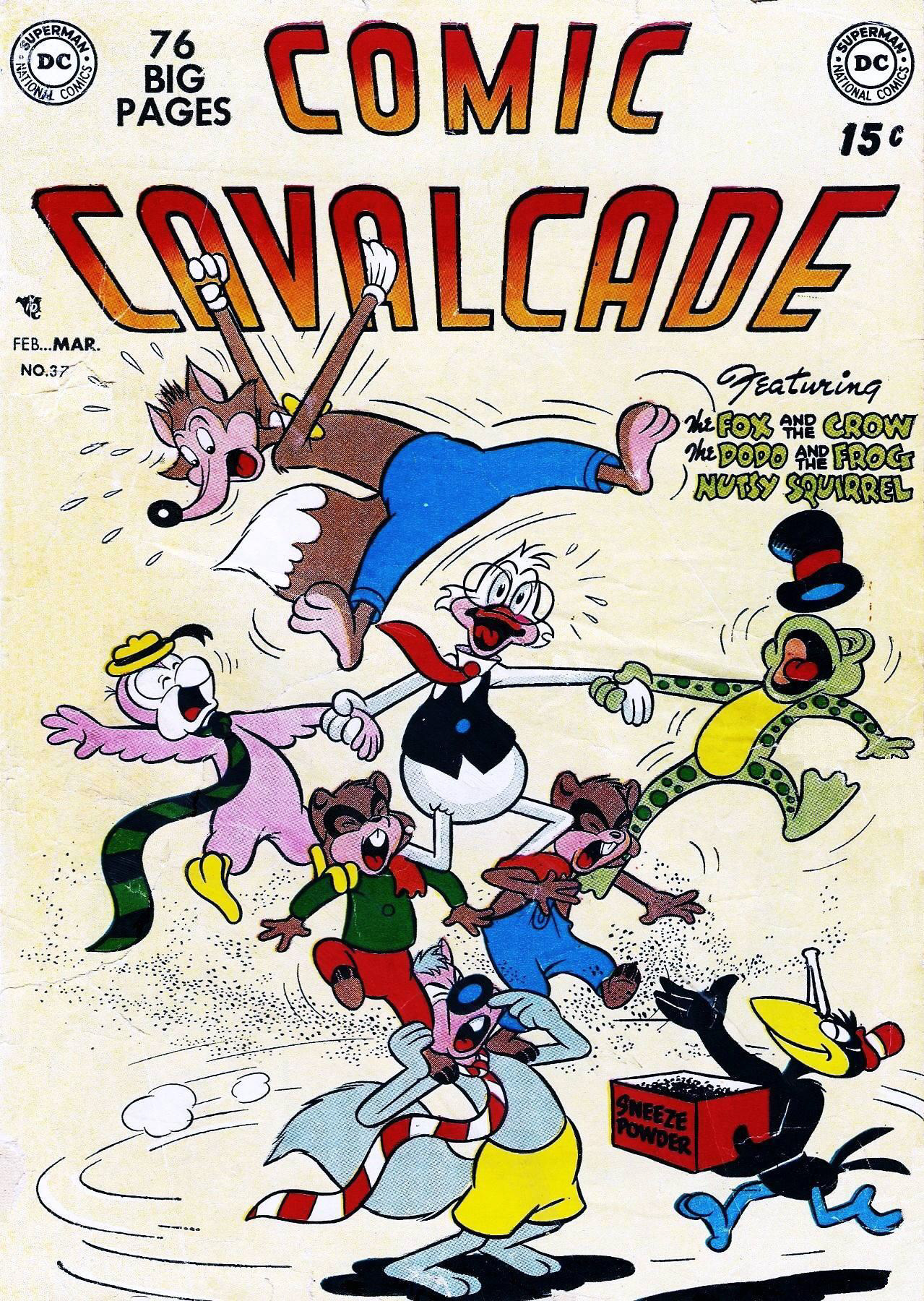 Read online Comic Cavalcade comic -  Issue #37 - 1