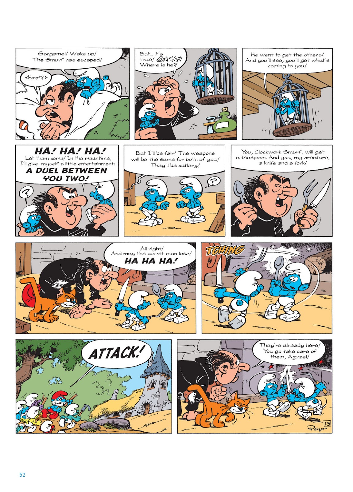 Read online The Smurfs comic -  Issue #13 - 52