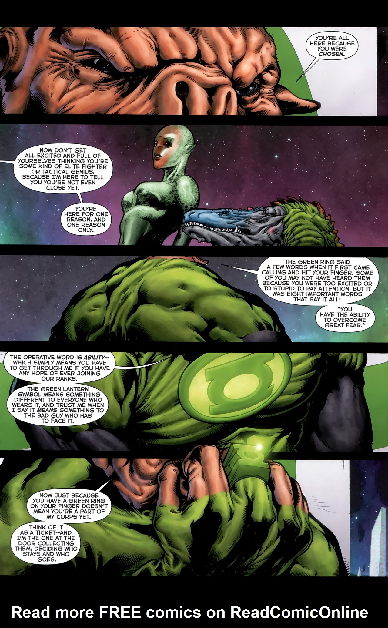 Read online Green Lantern Movie Prequel: Kilowog comic -  Issue # Full - 2