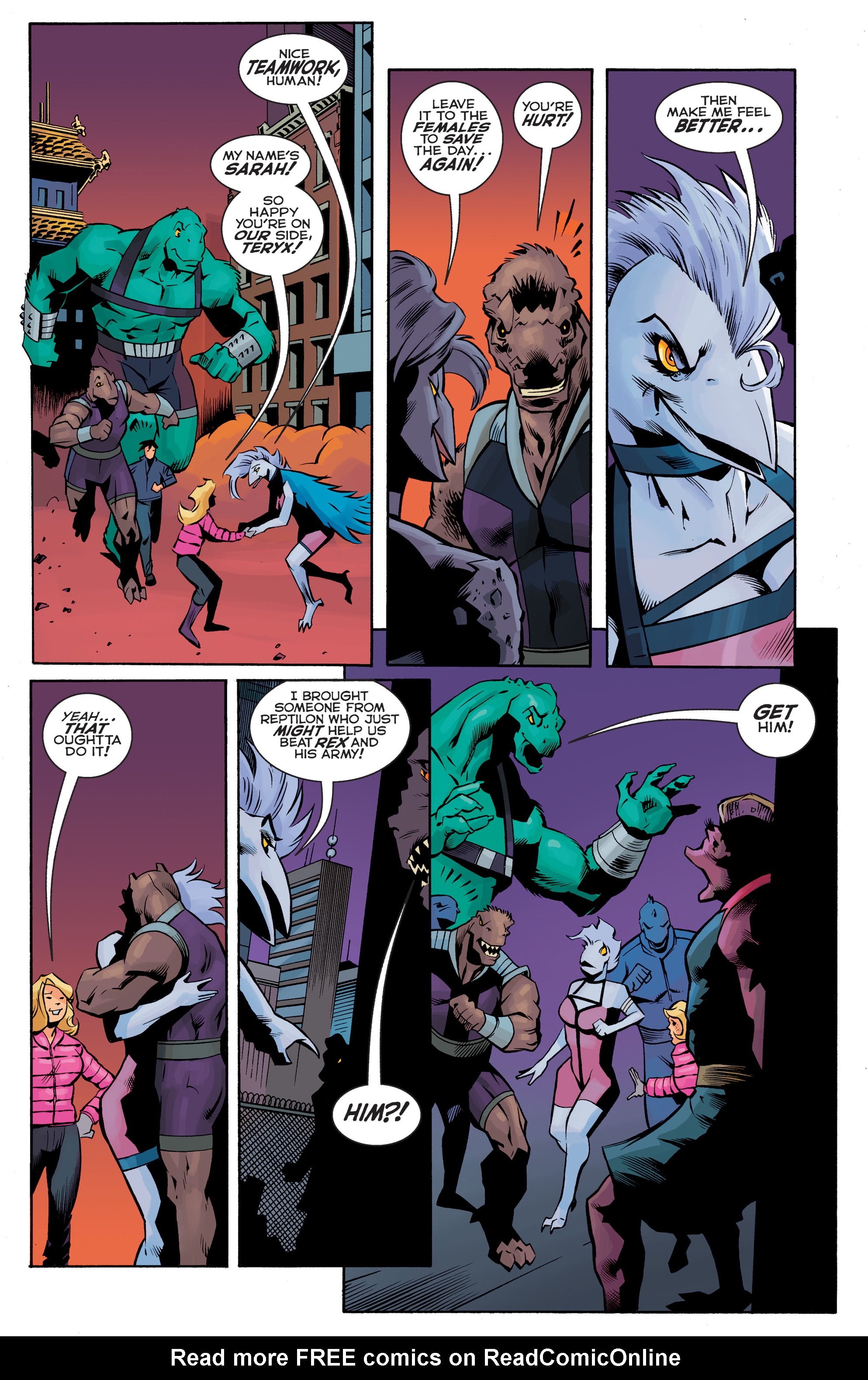 Read online Dinosaucers comic -  Issue #5 - 8