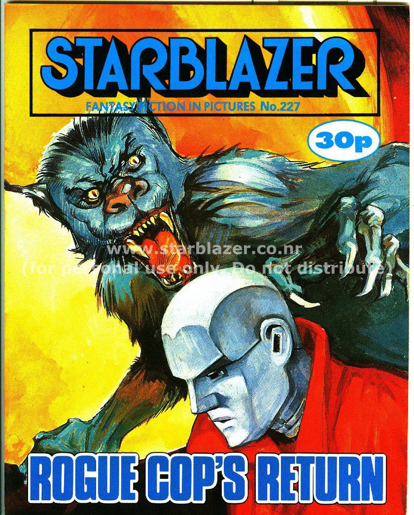 Read online Starblazer comic -  Issue #227 - 1