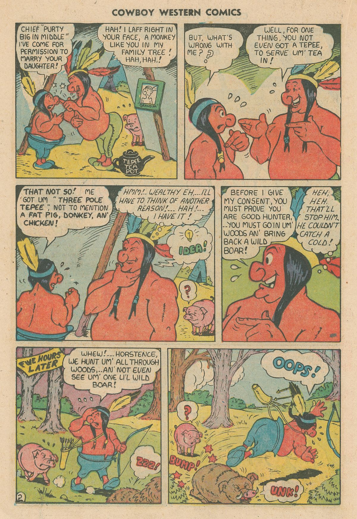 Read online Cowboy Western Comics (1948) comic -  Issue #31 - 18