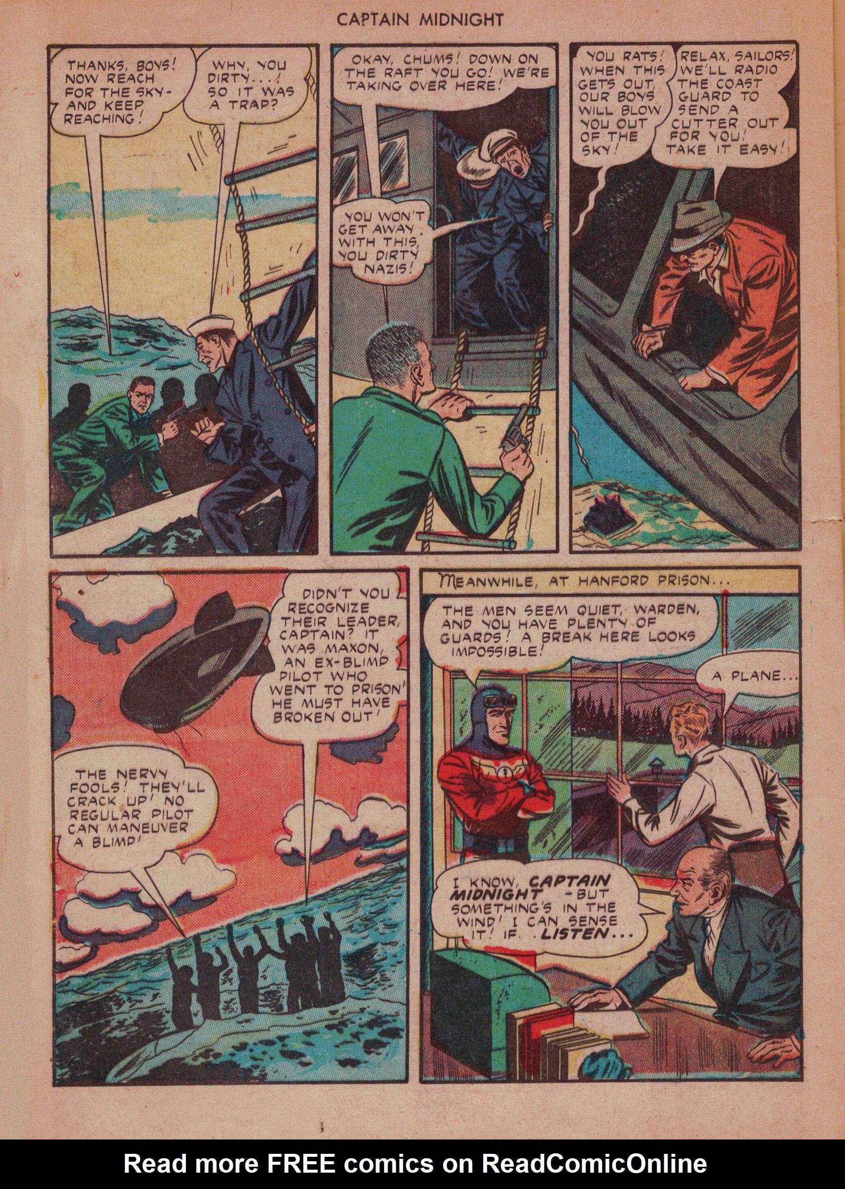 Read online Captain Midnight (1942) comic -  Issue #15 - 40