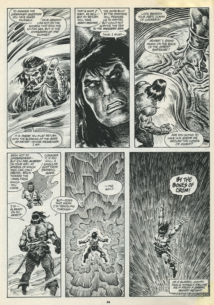 Read online The Savage Sword Of Conan comic -  Issue #195 - 46