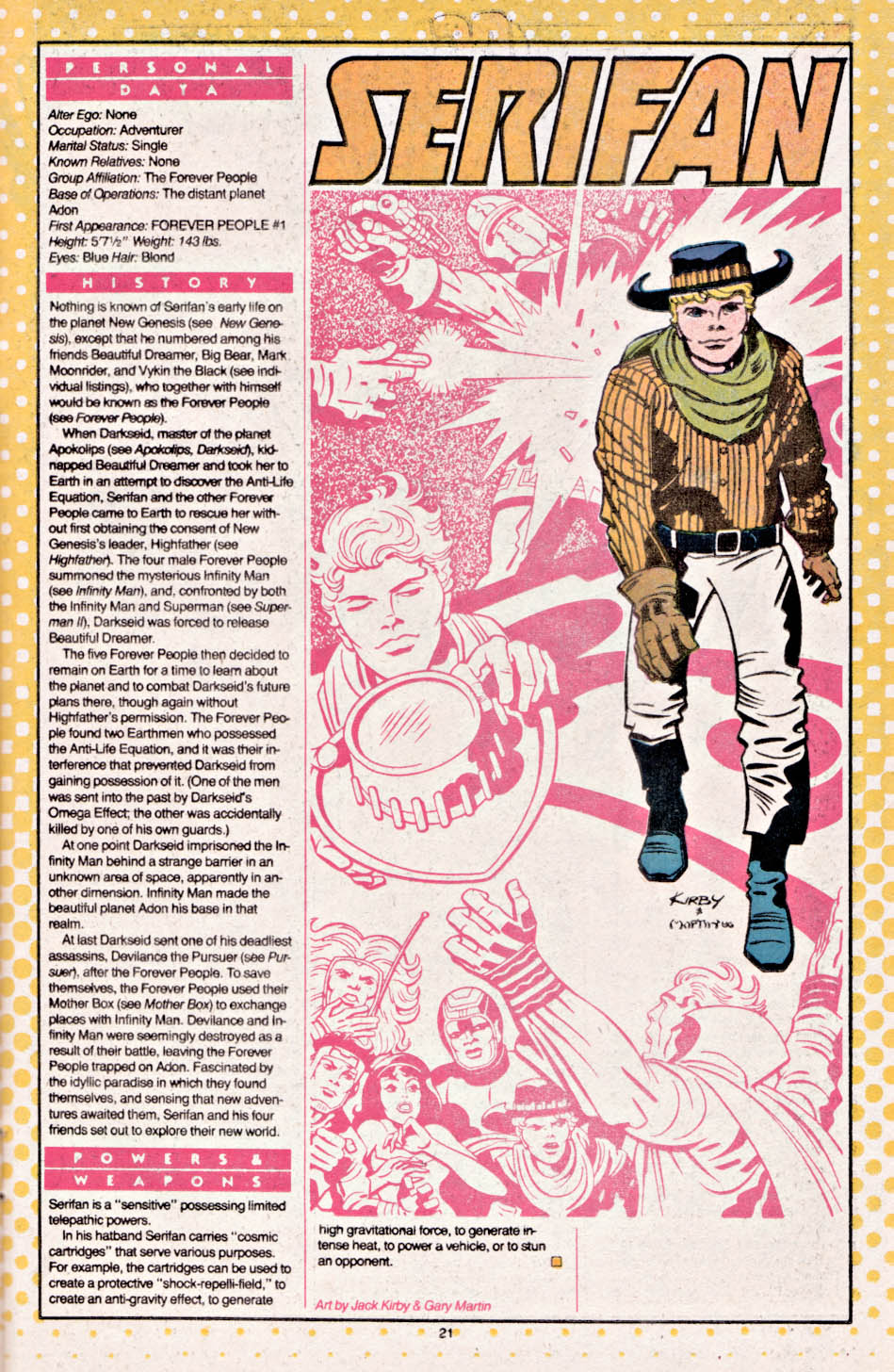 Read online Who's Who: The Definitive Directory of the DC Universe comic -  Issue #20 - 22