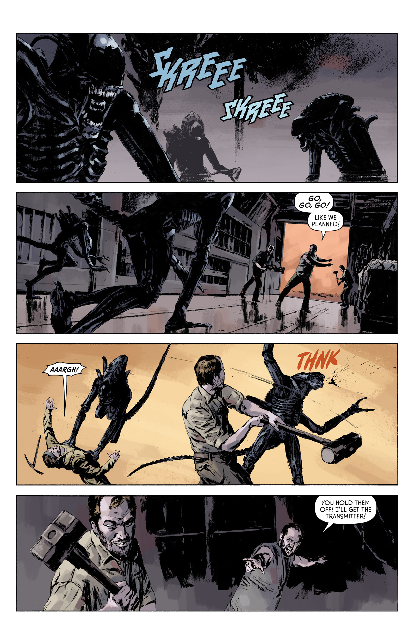 Read online Aliens: Fire and Stone comic -  Issue #3 - 15