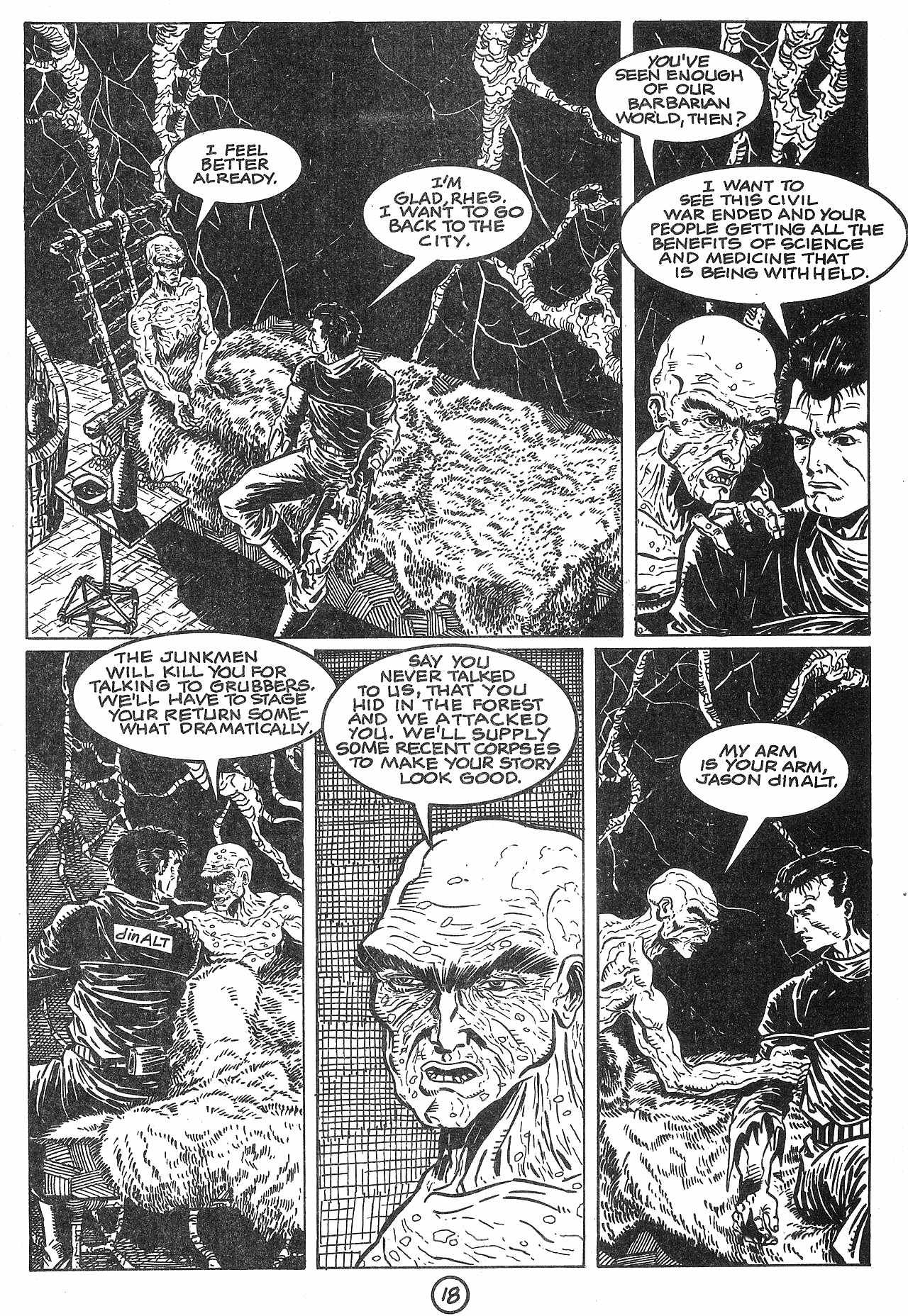 Read online Deathworld comic -  Issue #3 - 20