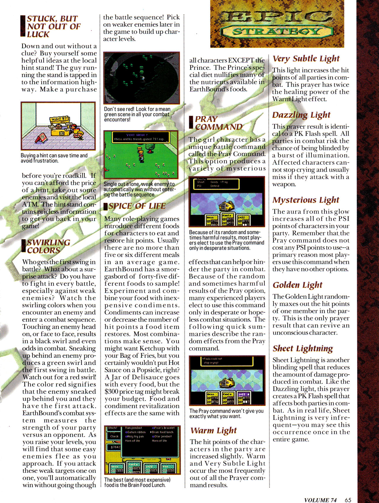 Read online Nintendo Power comic -  Issue #74 - 72