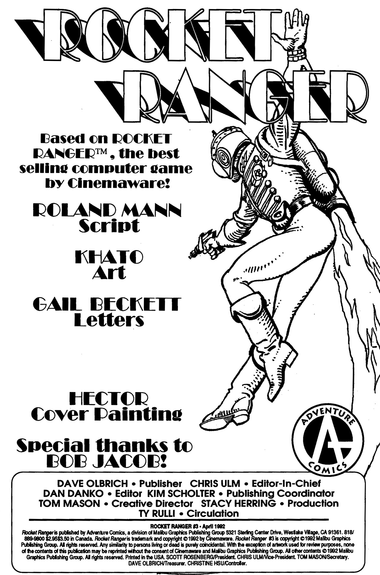 Read online Rocket Ranger comic -  Issue #3 - 2