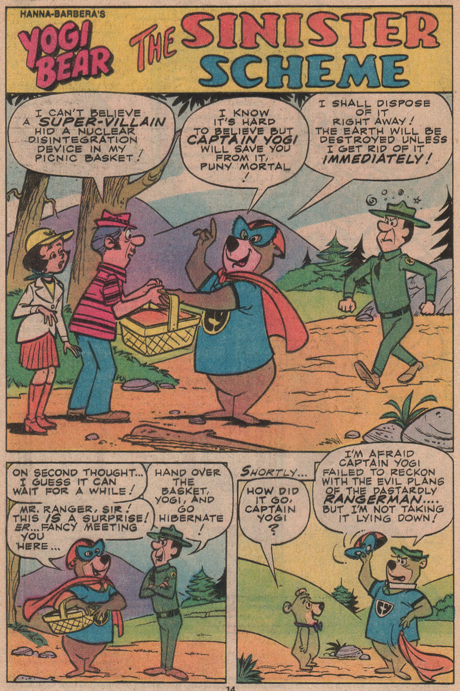 Read online Yogi Bear comic -  Issue #6 - 16