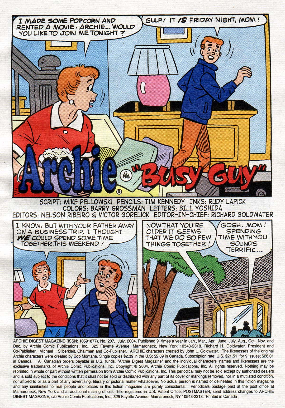Read online Archie Digest Magazine comic -  Issue #207 - 2