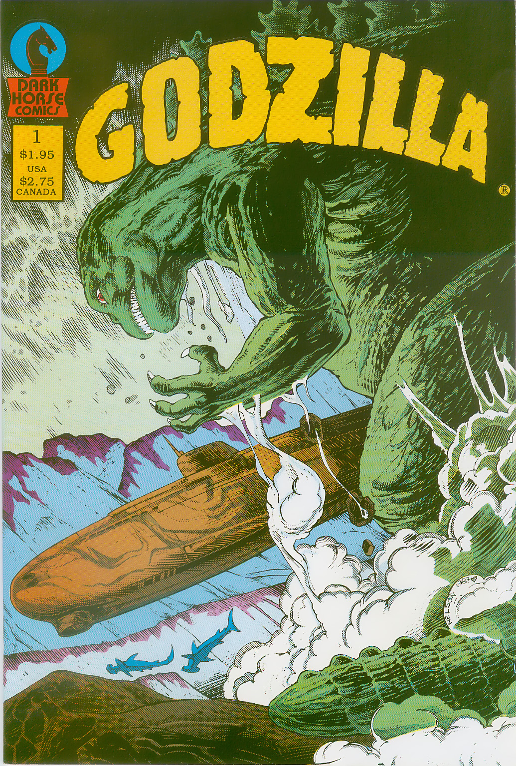 Read online Godzilla (1988) comic -  Issue #1 - 1