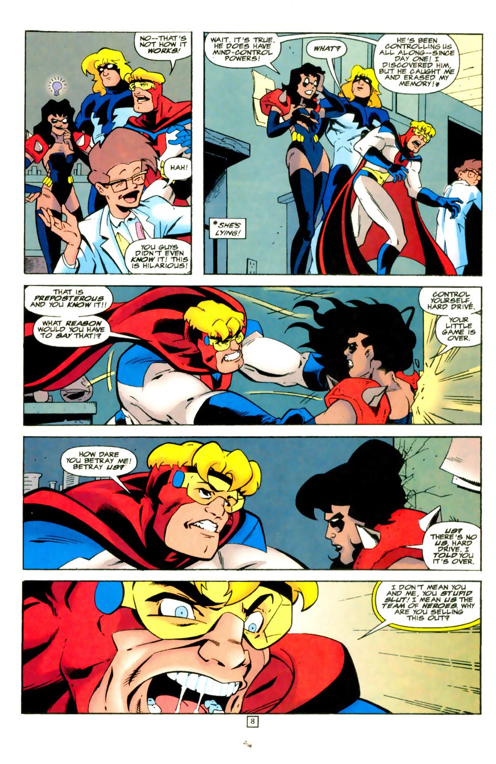 Read online Young Heroes in Love comic -  Issue #12 - 9