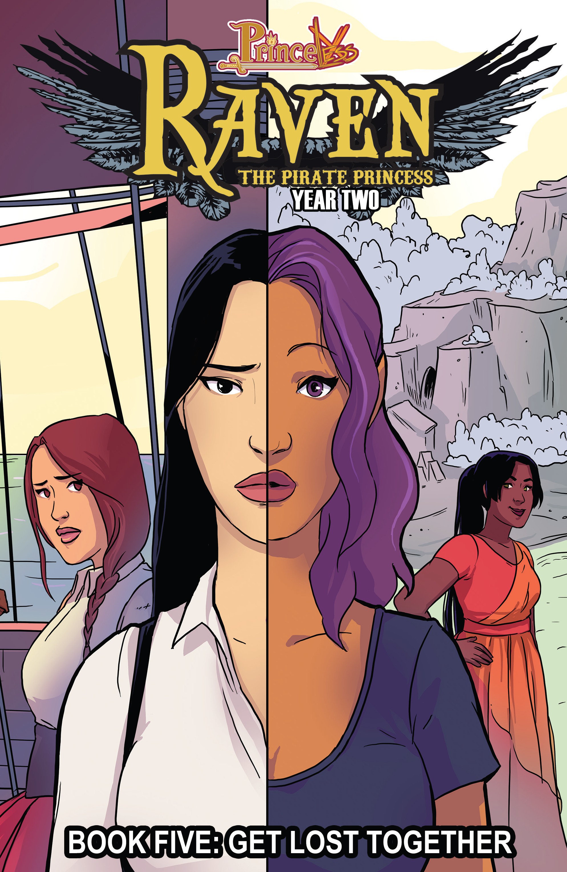 Read online Princeless Raven Year Two: Love and Revenge comic -  Issue # _TPB Get Lost Together - 1