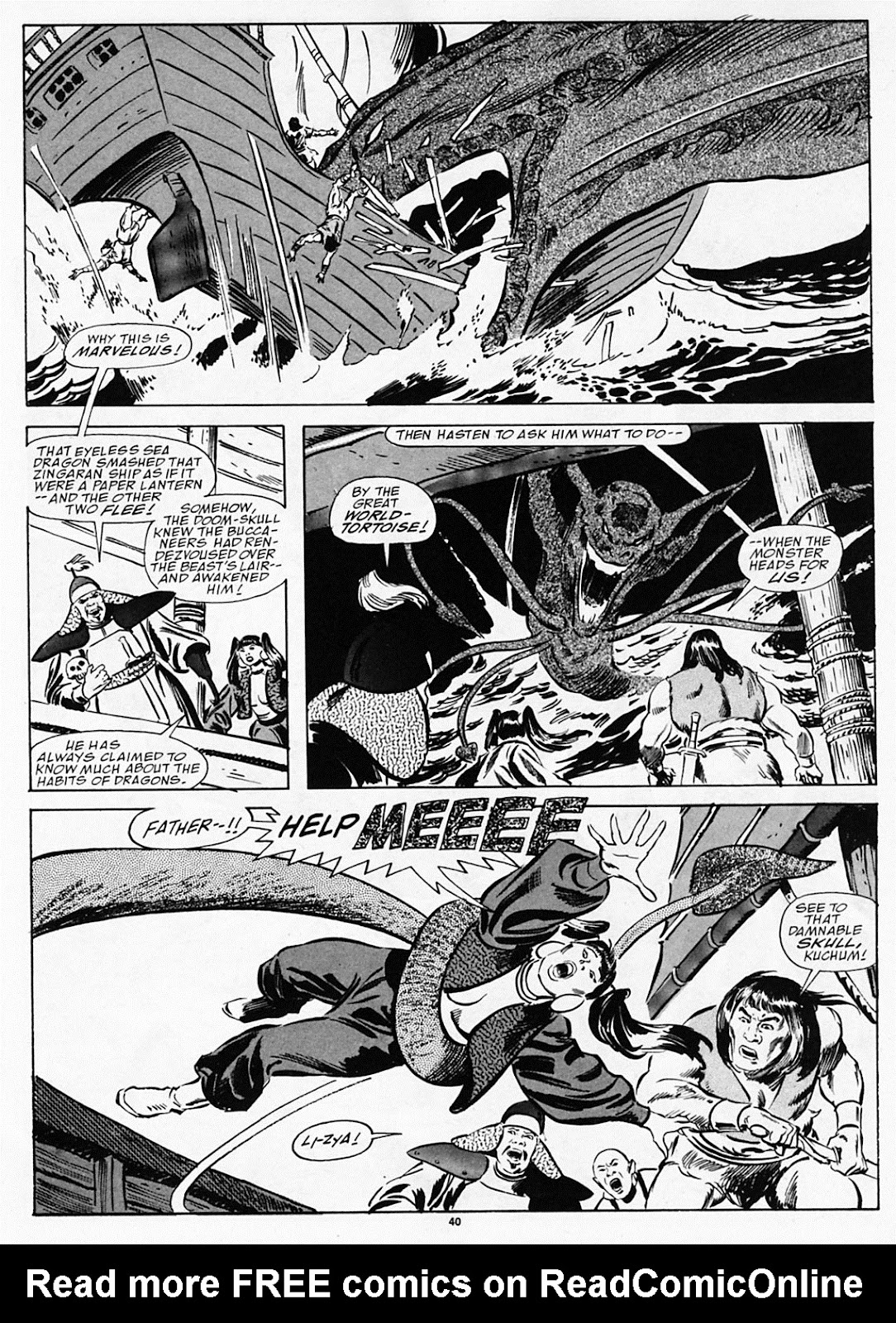 The Savage Sword Of Conan issue 190 - Page 42