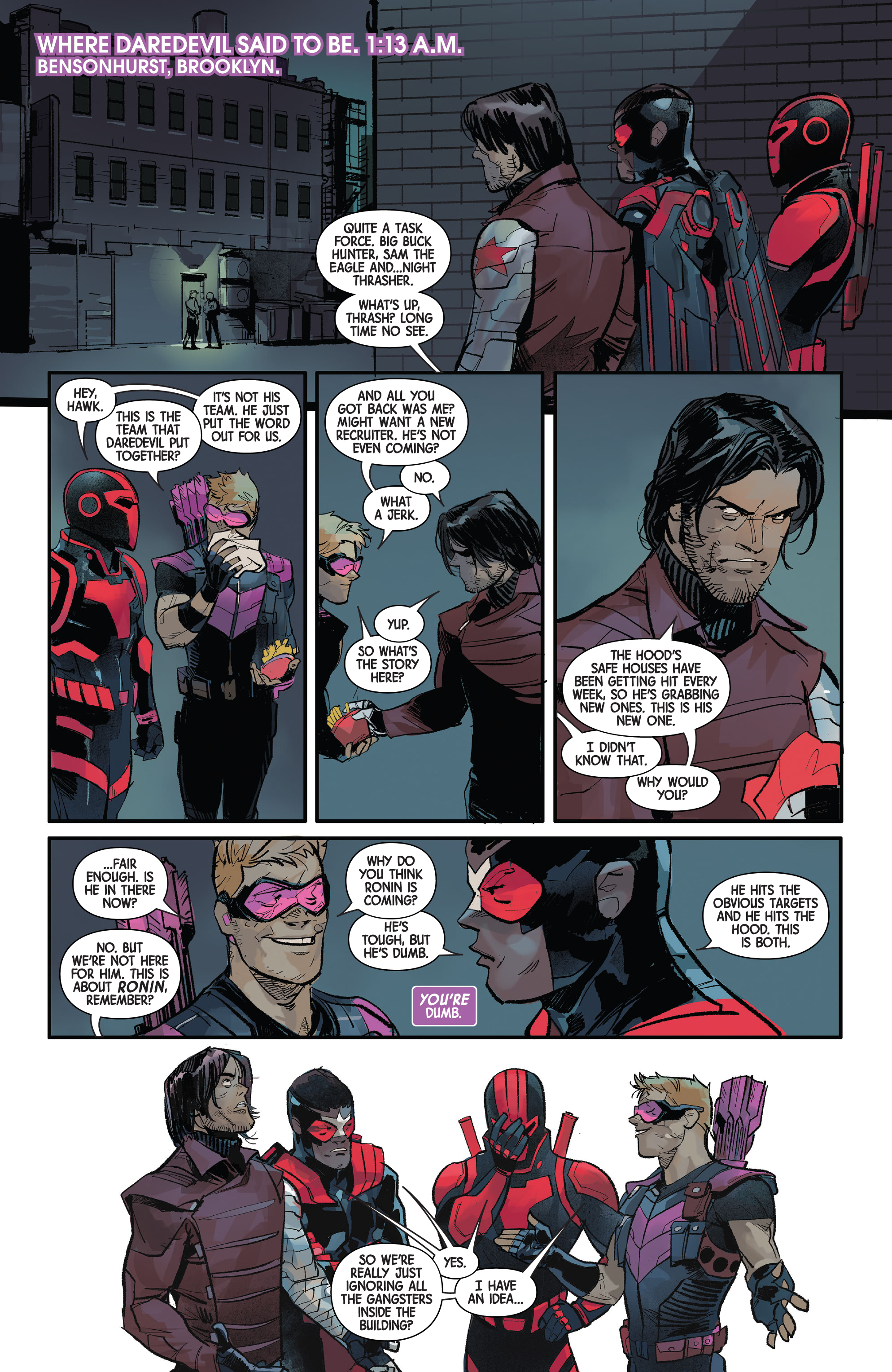 Read online Hawkeye: Freefall comic -  Issue #4 - 5