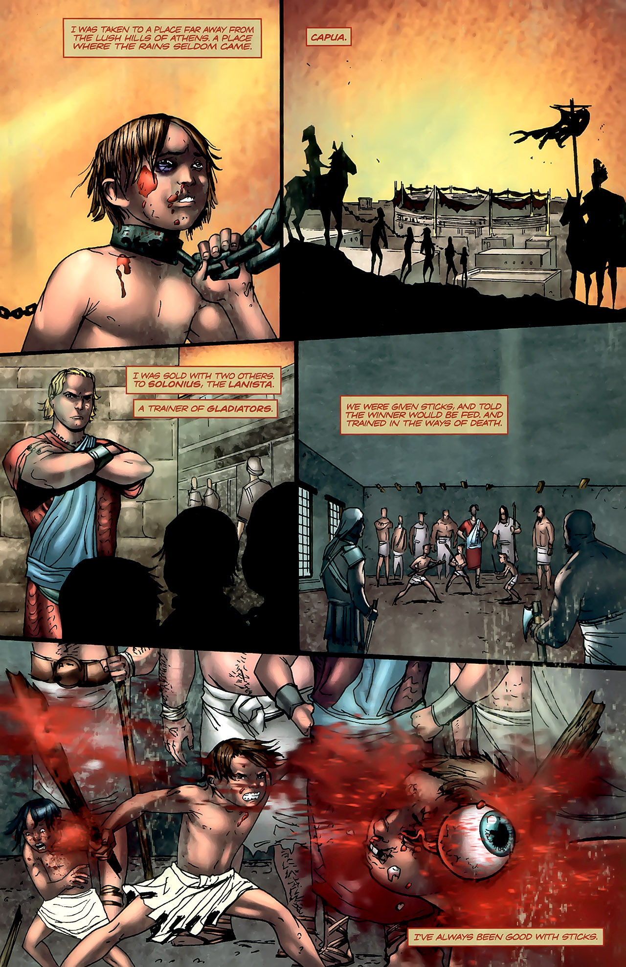 Read online Spartacus comic -  Issue #1 - 7