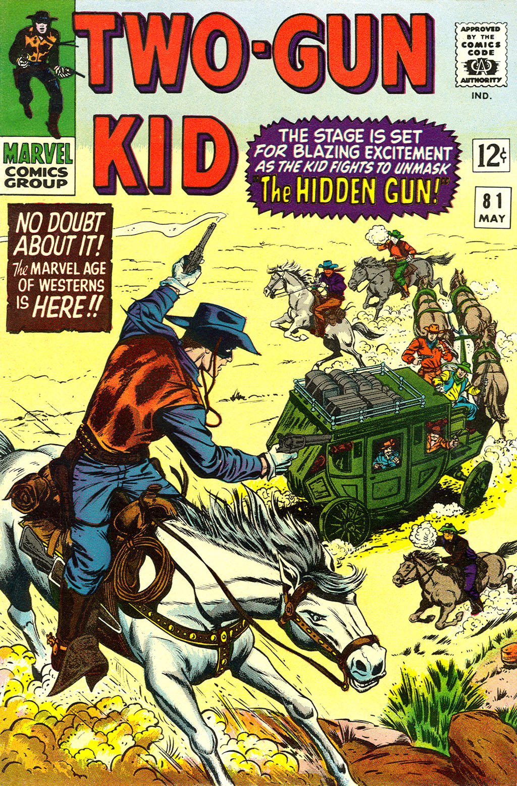 Read online Two-Gun Kid comic -  Issue #81 - 1