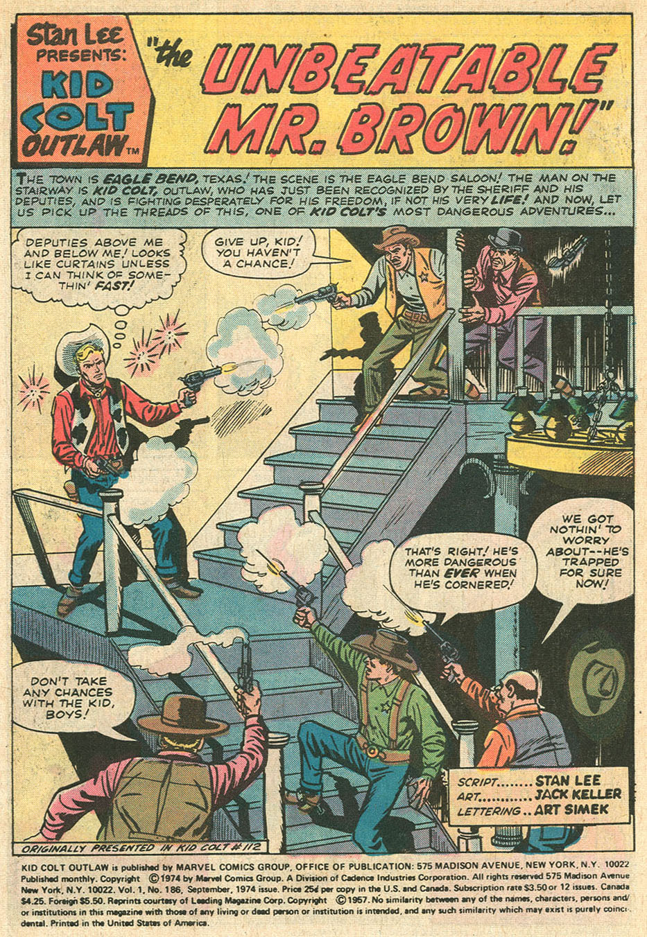Read online Kid Colt Outlaw comic -  Issue #186 - 3
