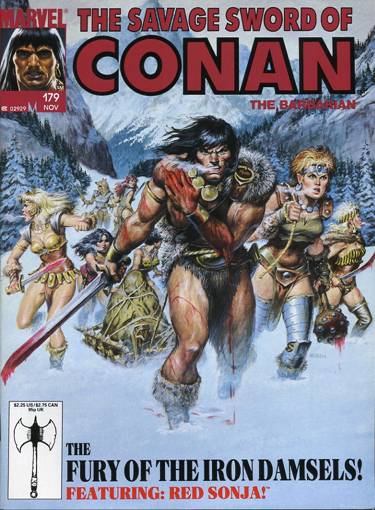 Read online The Savage Sword Of Conan comic -  Issue #179 - 1