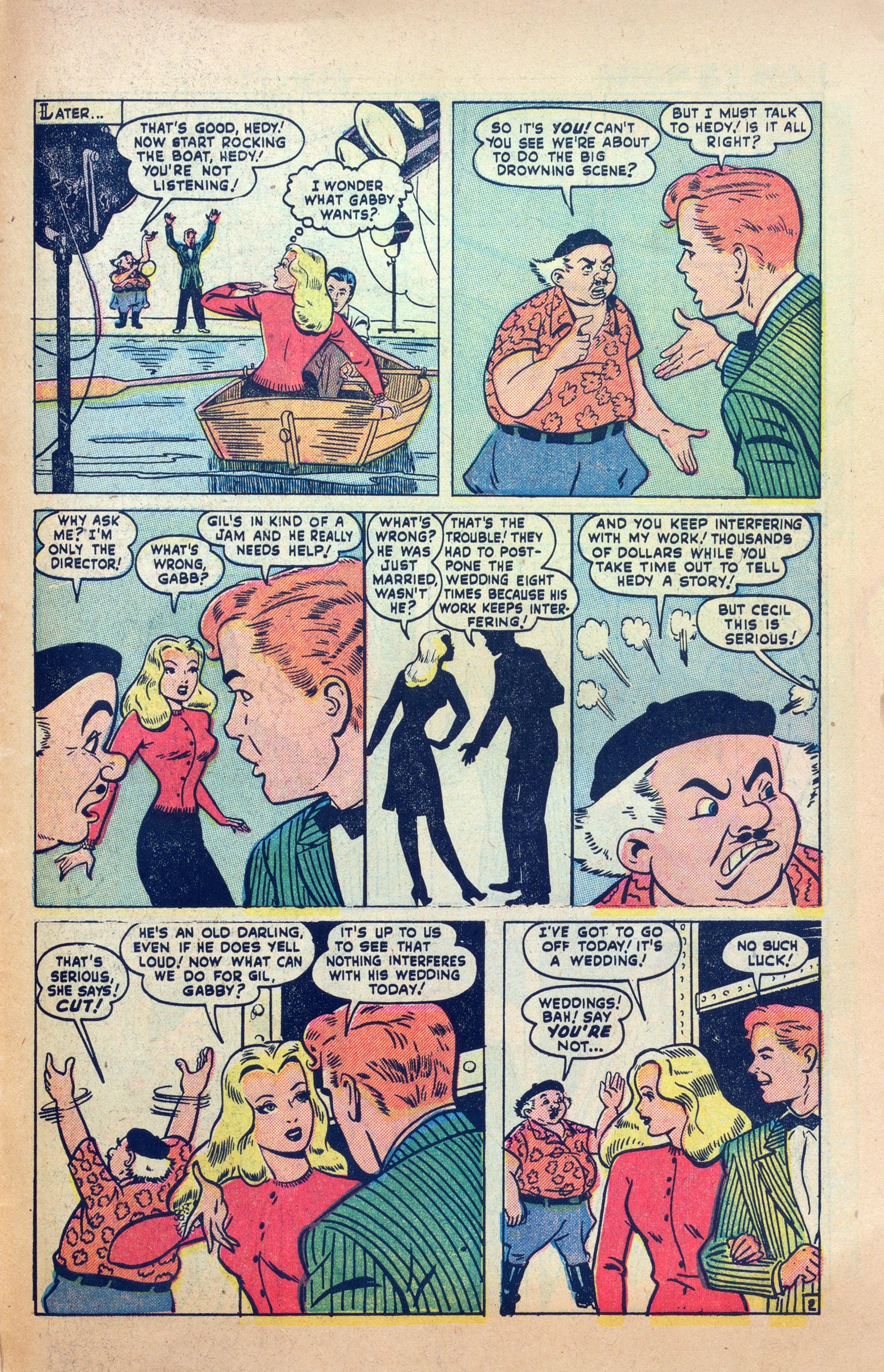 Read online Hedy Of Hollywood Comics comic -  Issue #39 - 27