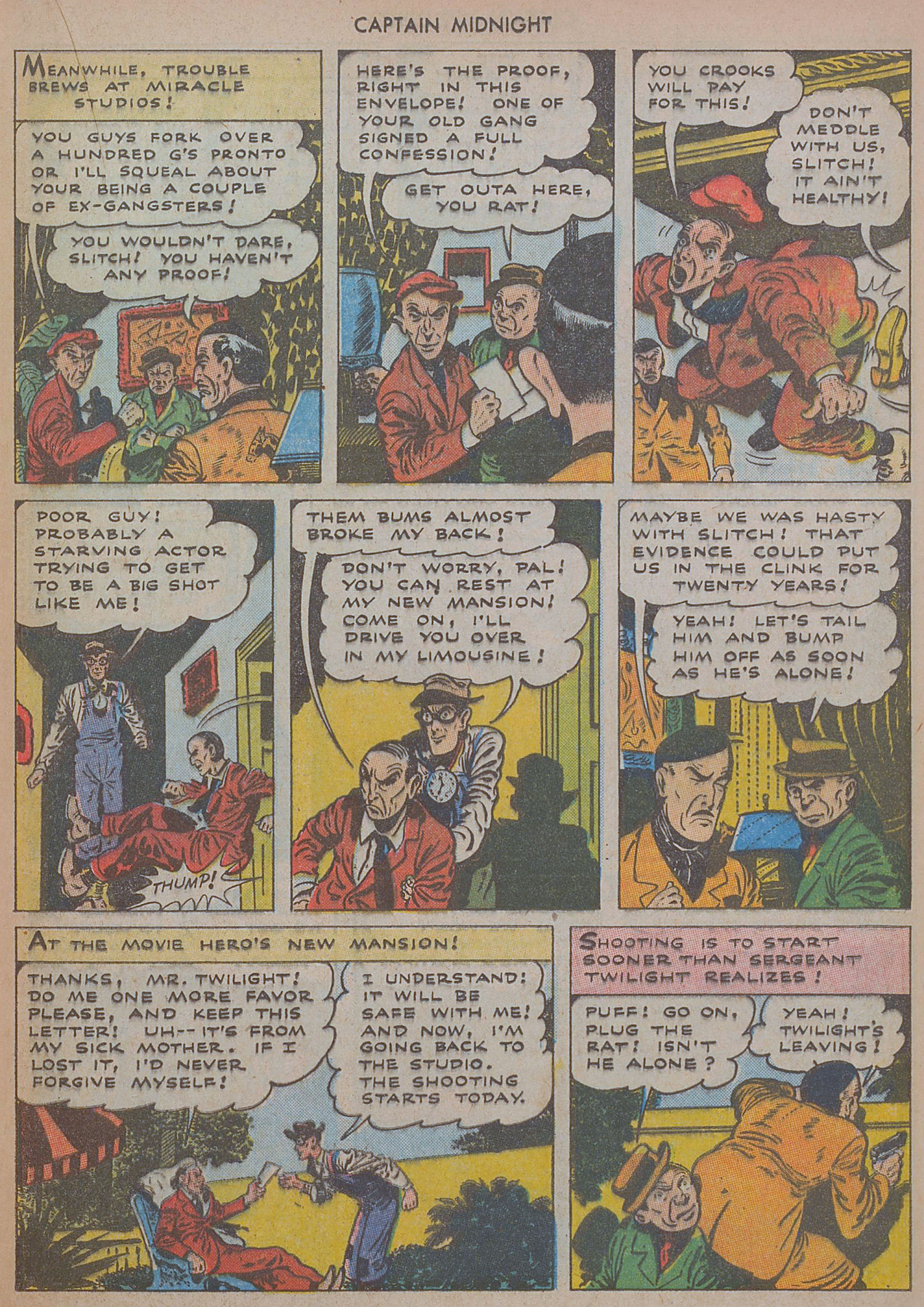 Read online Captain Midnight (1942) comic -  Issue #24 - 17