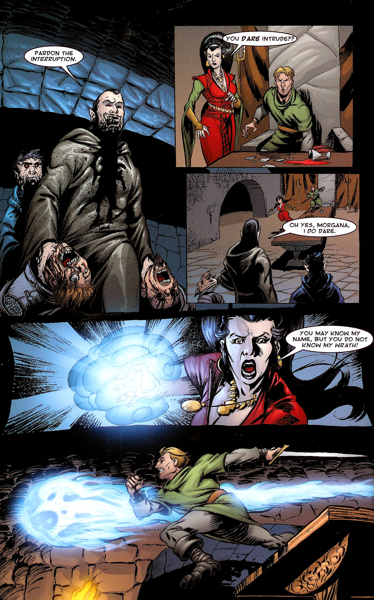 Read online Dracula vs King Arthur comic -  Issue #1 - 36