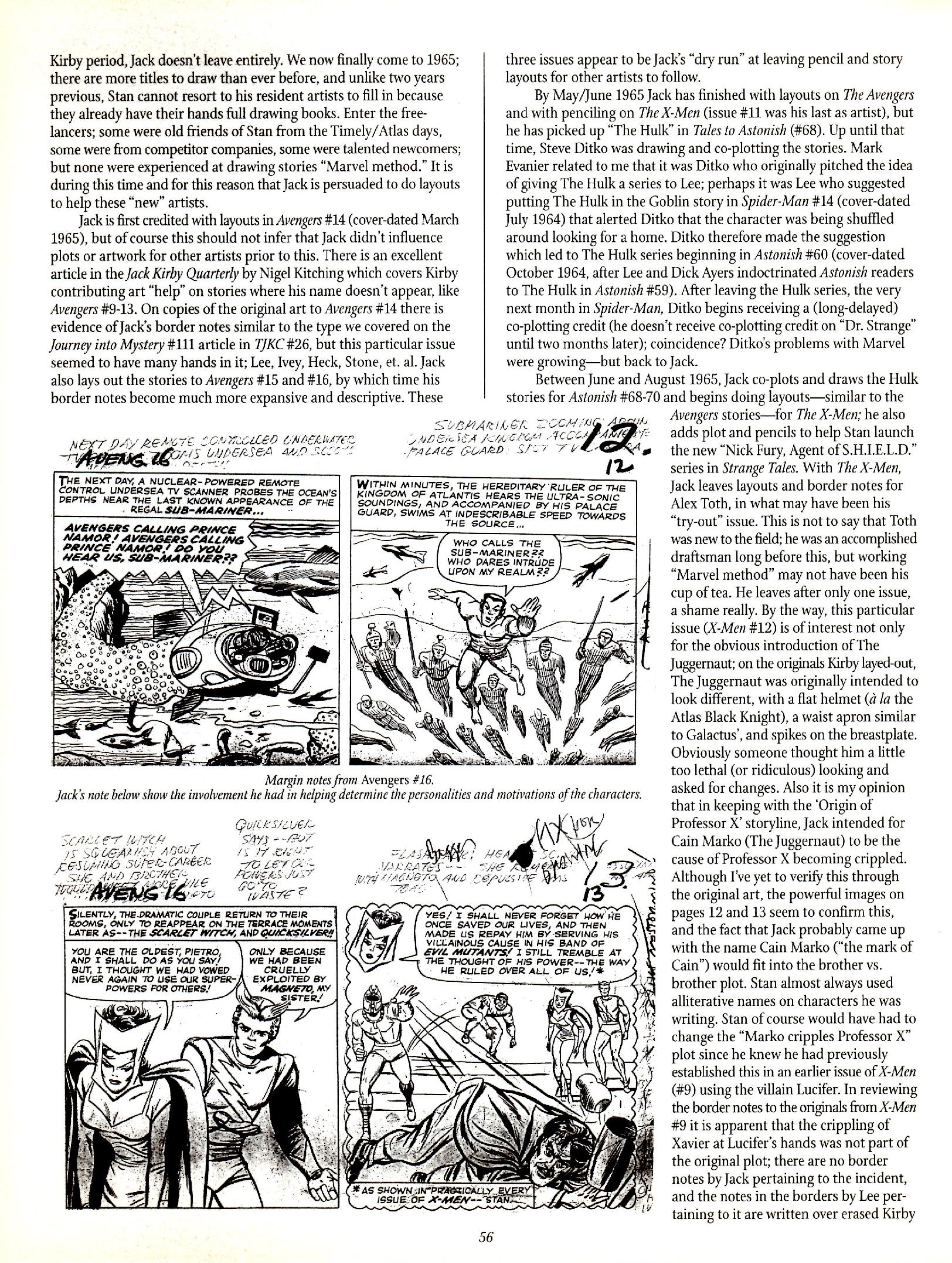 Read online The Jack Kirby Collector comic -  Issue #29 - 55