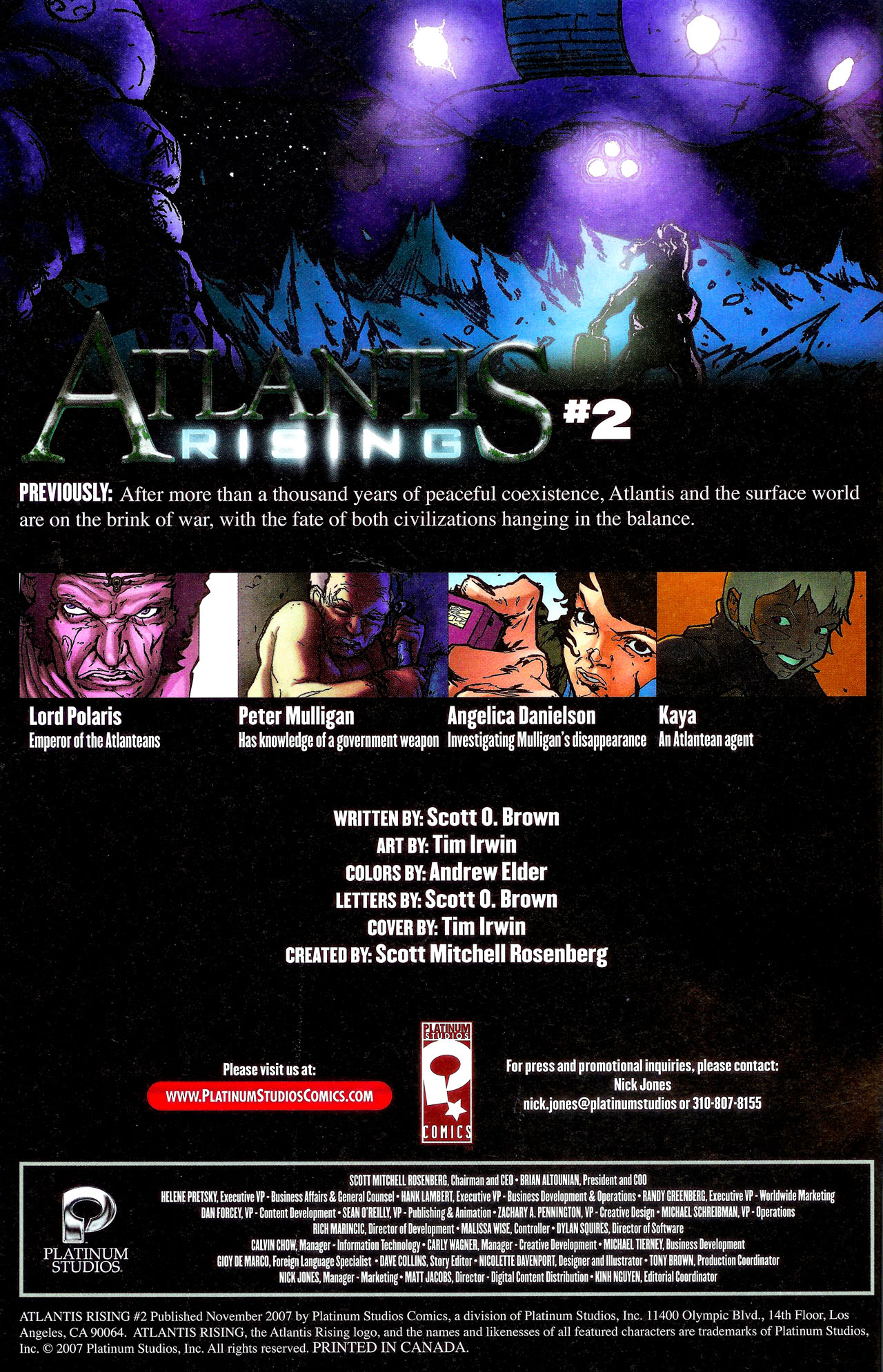 Read online Atlantis Rising comic -  Issue #2 - 2