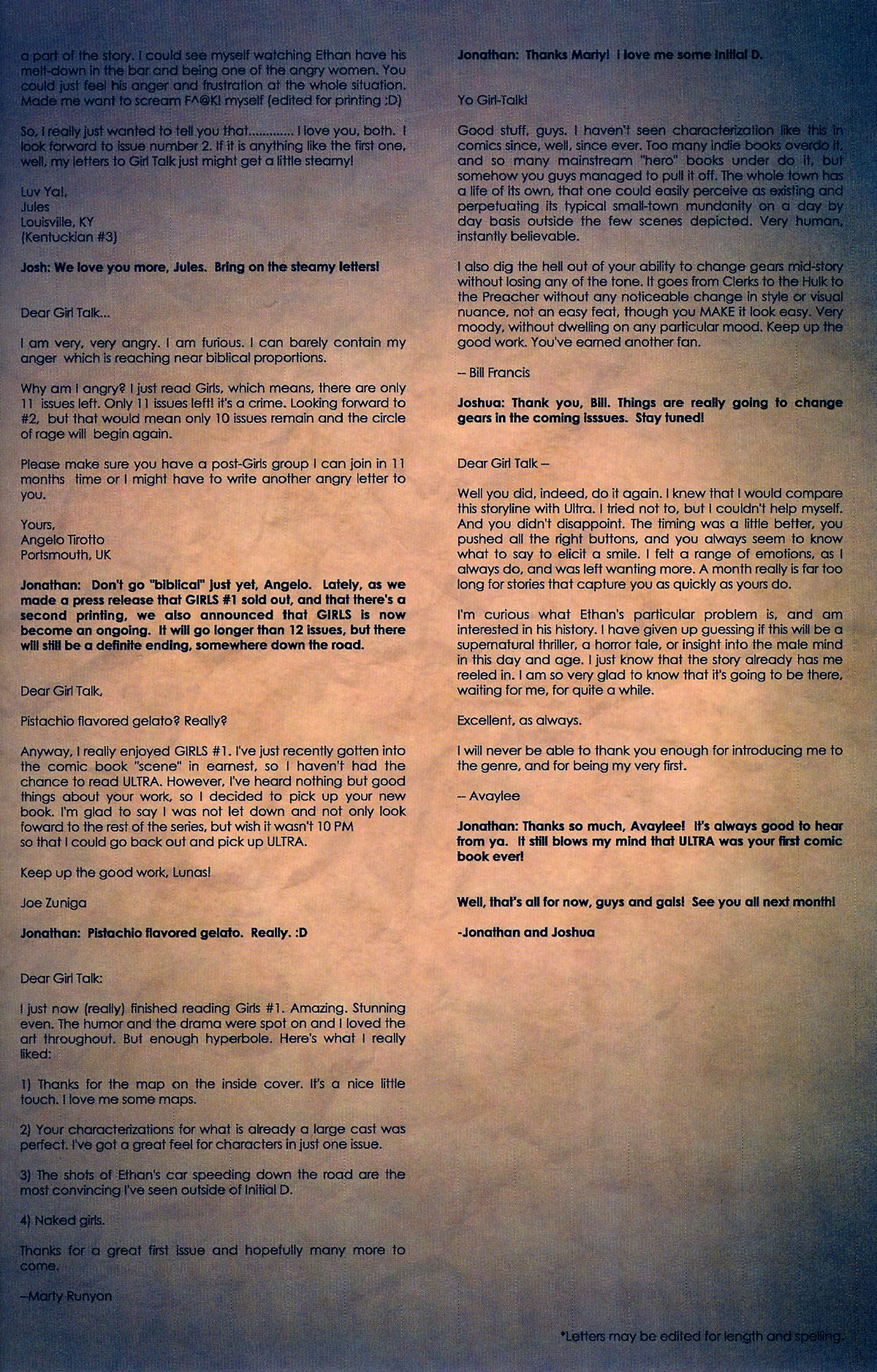 Read online Girls comic -  Issue #3 - 27