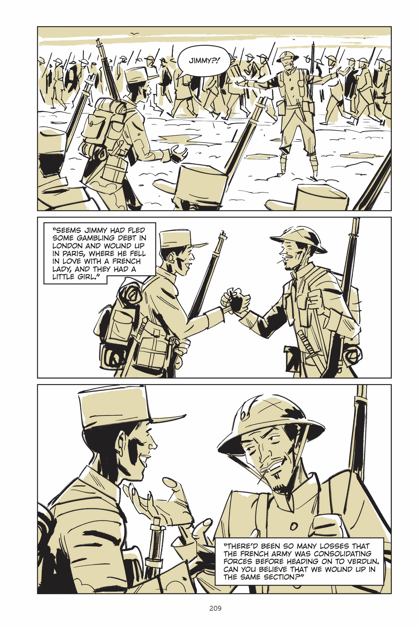 Read online Now Let Me Fly: A Portrait of Eugene Bullard comic -  Issue # TPB (Part 3) - 9