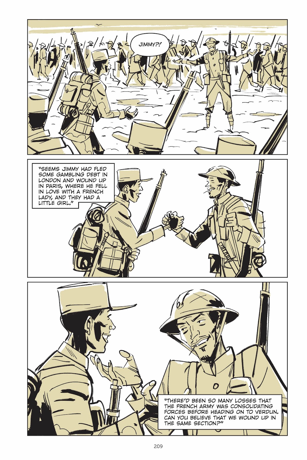 Now Let Me Fly: A Portrait of Eugene Bullard issue TPB (Part 3) - Page 9