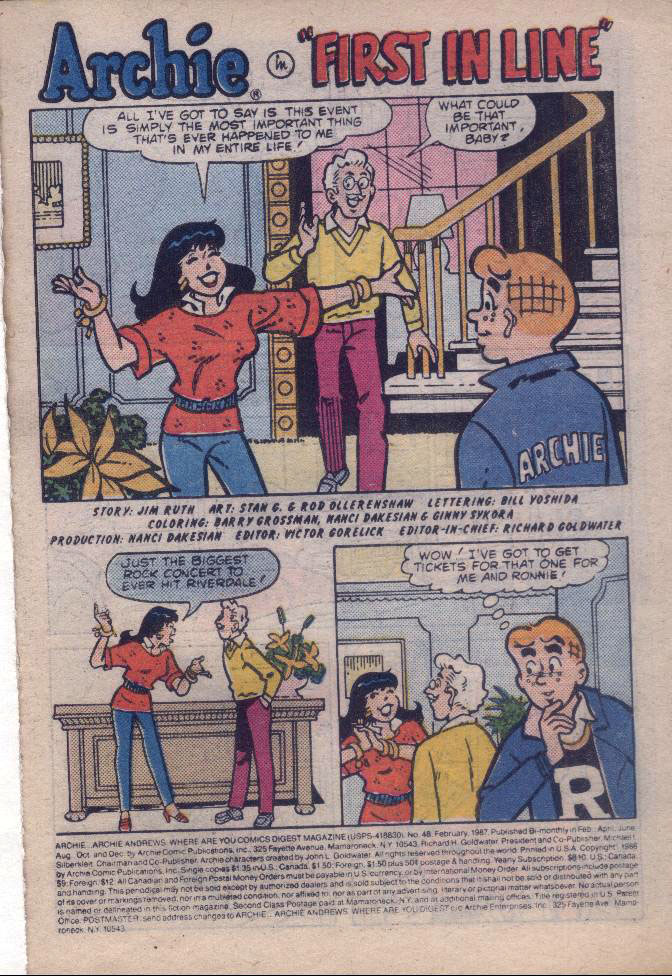 Read online Archie...Archie Andrews, Where Are You? Digest Magazine comic -  Issue #48 - 2