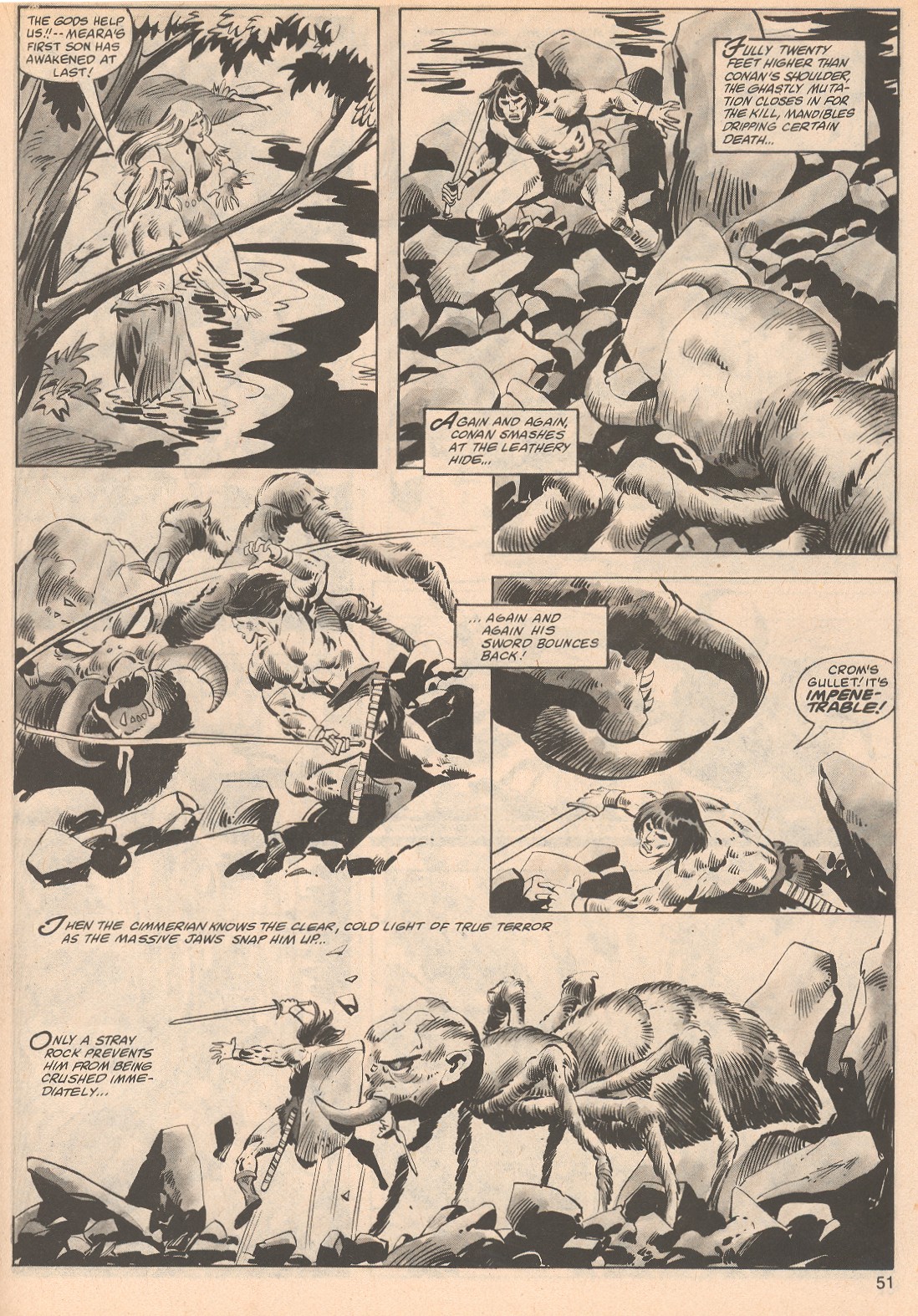 Read online The Savage Sword Of Conan comic -  Issue #70 - 51