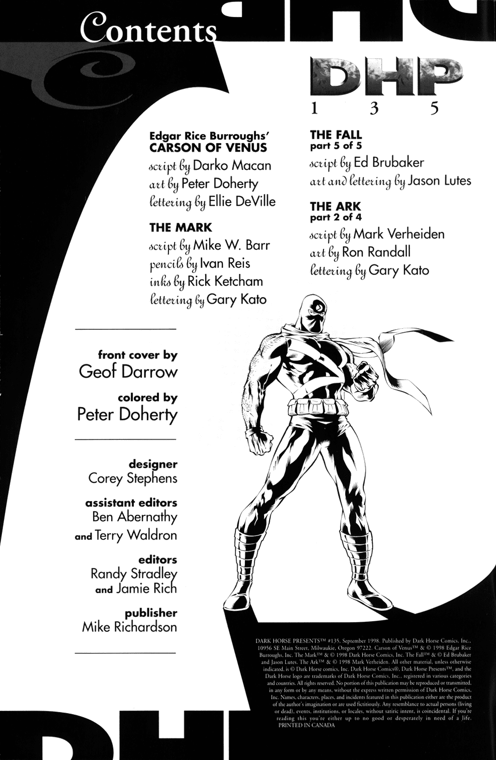 Read online Dark Horse Presents (1986) comic -  Issue #135 - 2