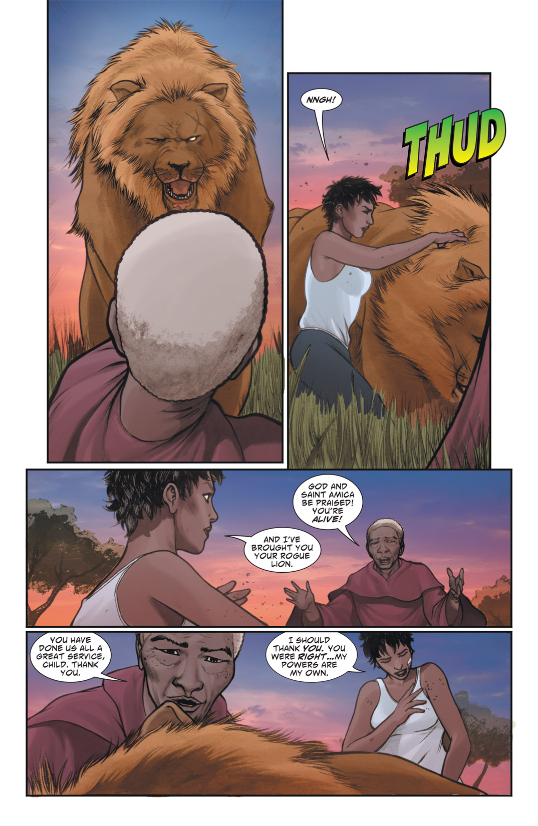 Read online Vixen: Return of the Lion comic -  Issue #4 - 7