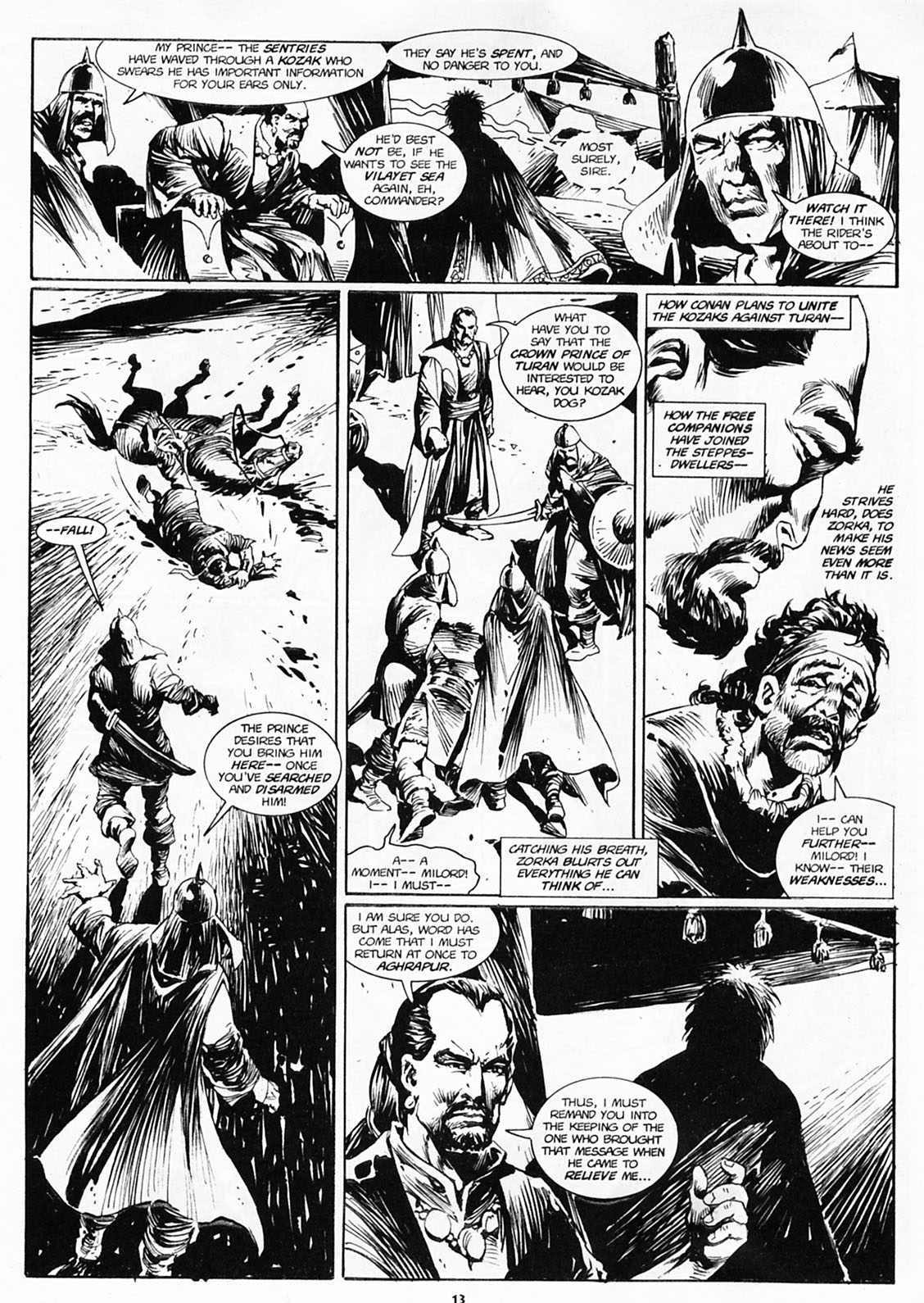 The Savage Sword Of Conan issue 218 - Page 13