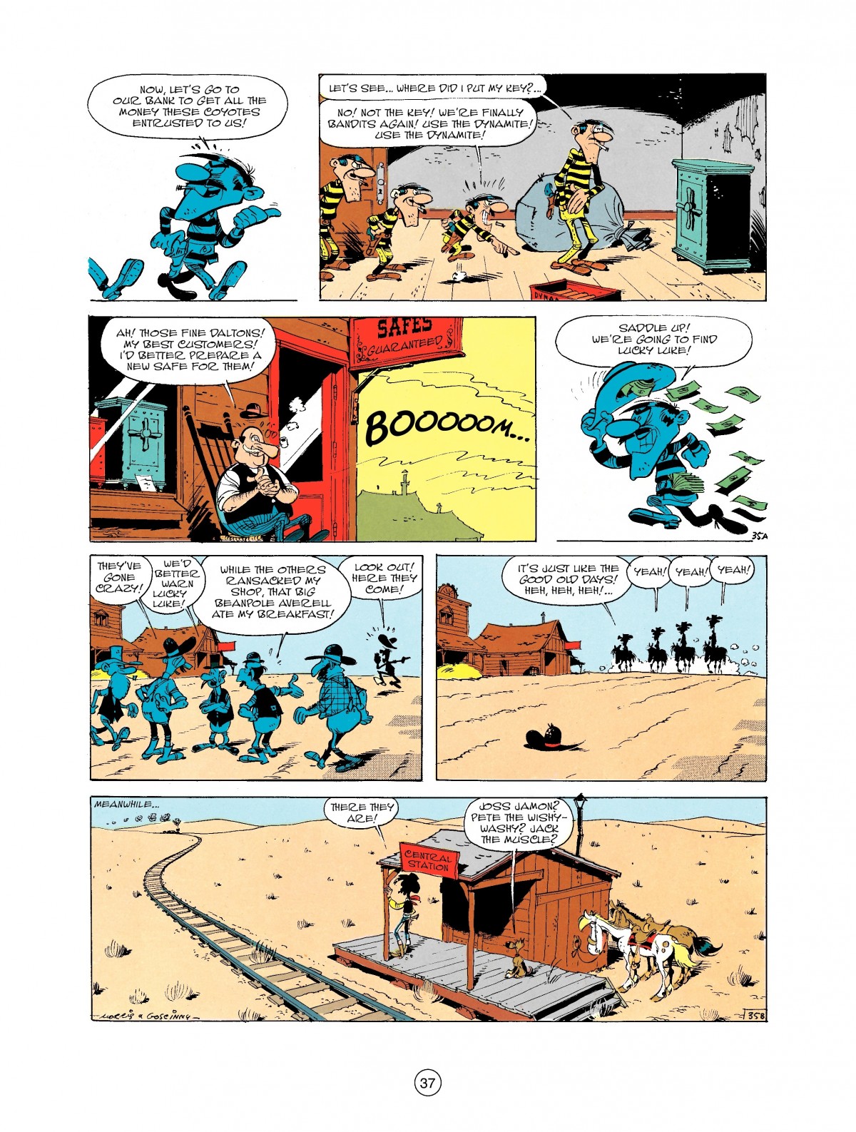 Read online A Lucky Luke Adventure comic -  Issue #36 - 37