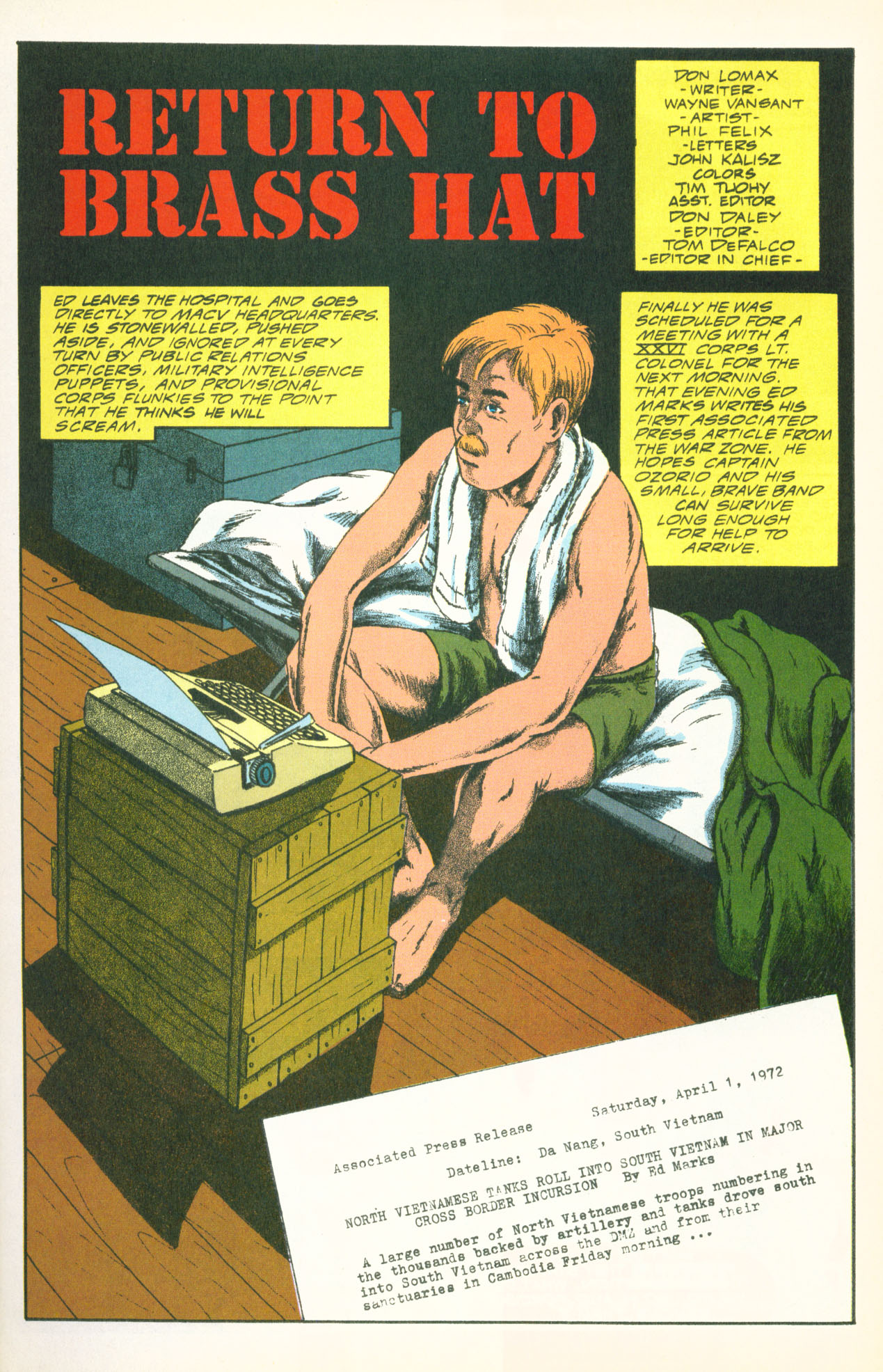 Read online The 'Nam comic -  Issue #71 - 4