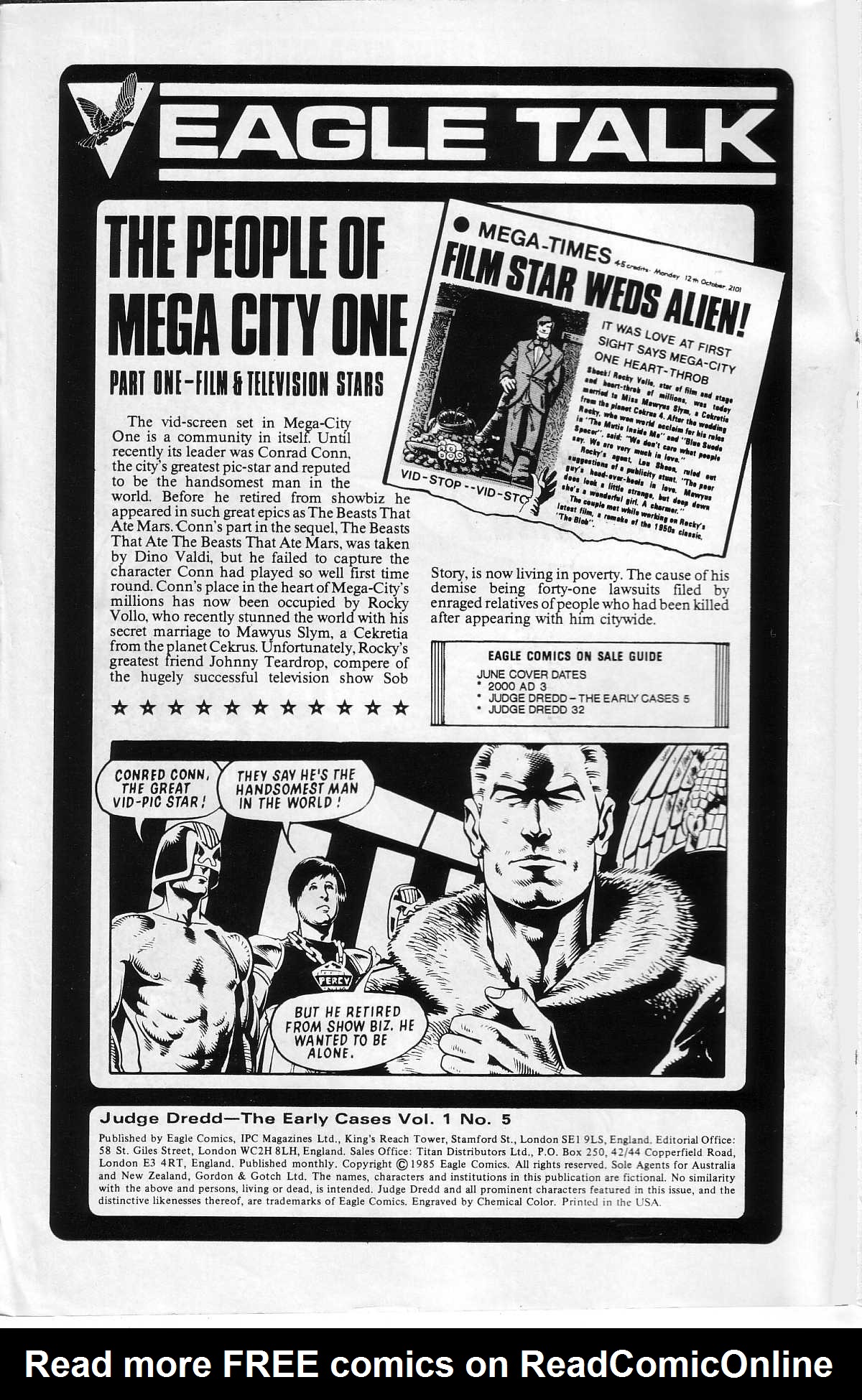 Read online Judge Dredd: The Early Cases comic -  Issue #5 - 2